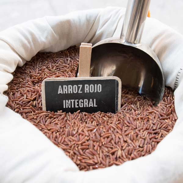 Arroz rojo integral a granel