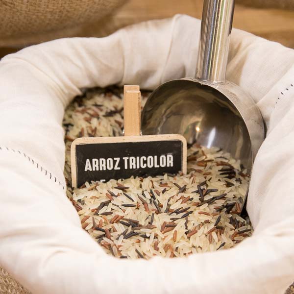 Arroz tricolor a granel