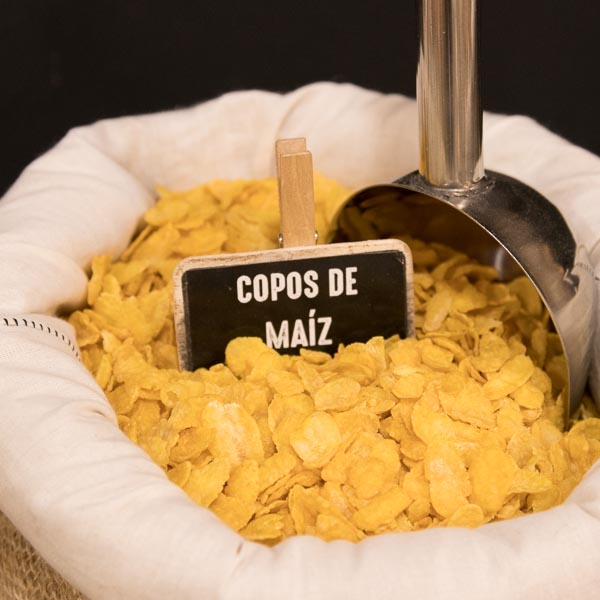 Copos de maiz a granel