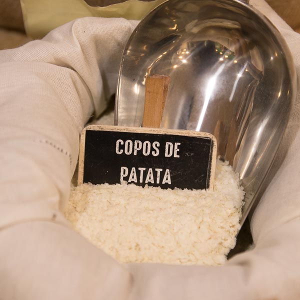 Copos de patata a granel