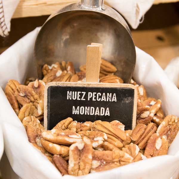 Nuez pecana mondada a granel