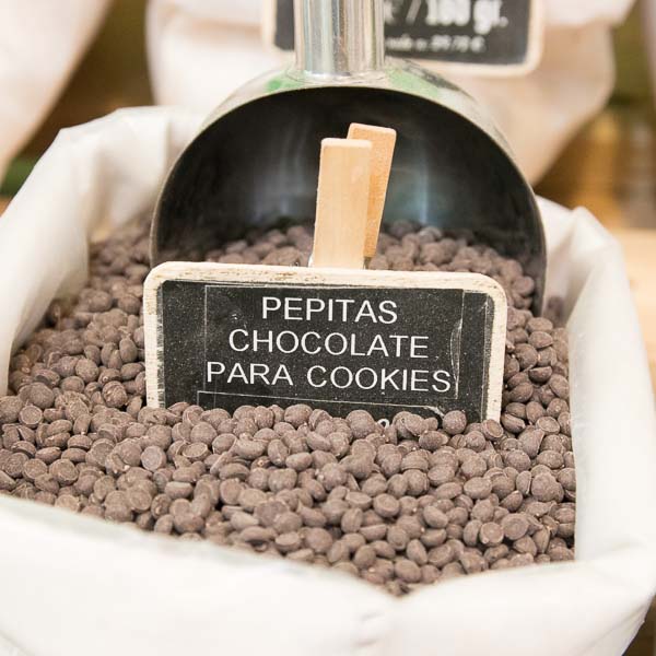 Pepitas de chocolate para cookies a granel