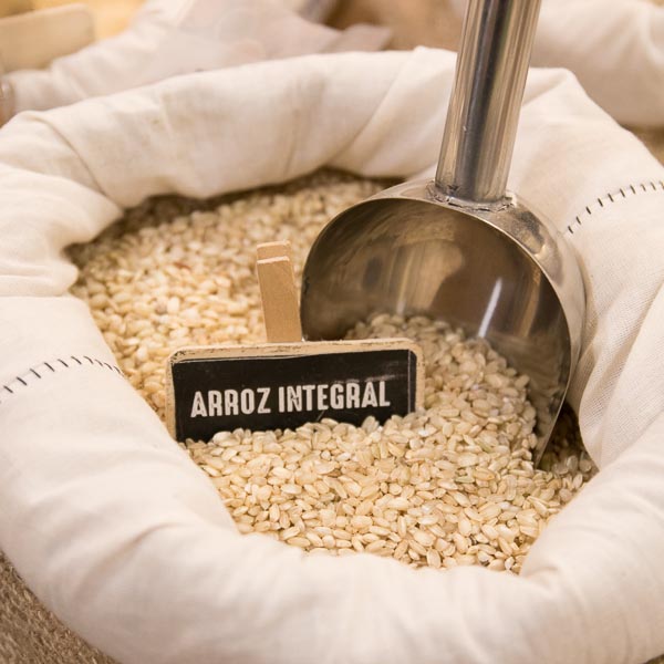 Arroz integral a granel
