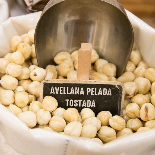 Avellana pelada tostada a granel