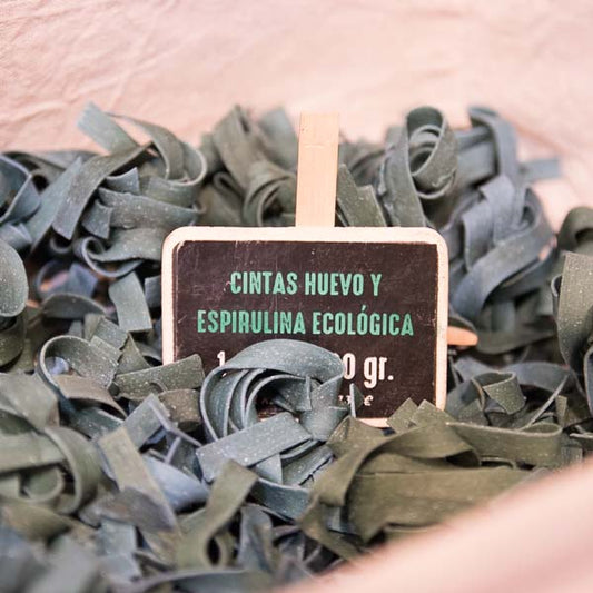 Cintas de huevo y espirulina ecologicas a granel