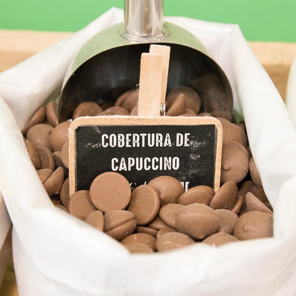 Cobertura de capuccino a granel