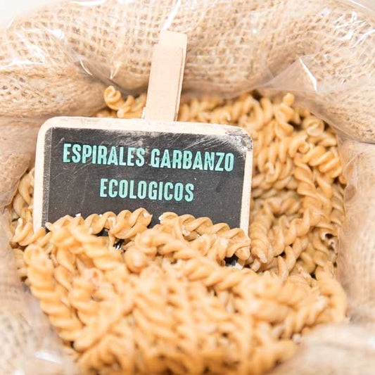 Espirales de garbanzo ecologicos a granel