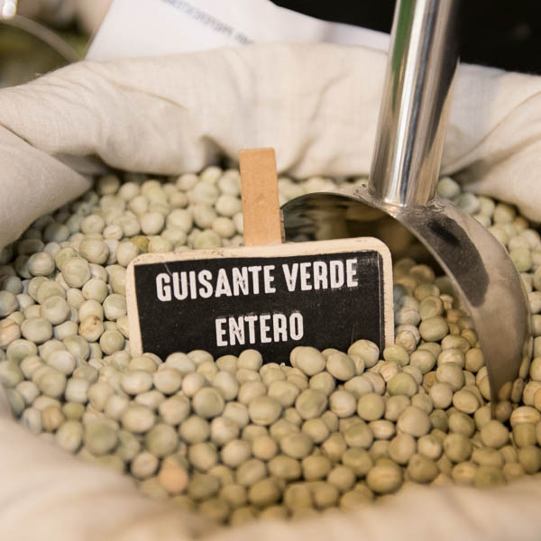 Guisante verde entero a granel