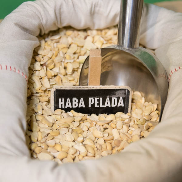 Haba pelada a granel