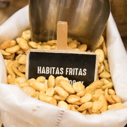 Habas fritas