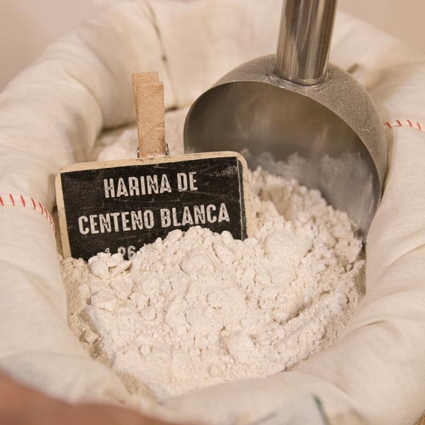 Harina de centeno blanca a granel