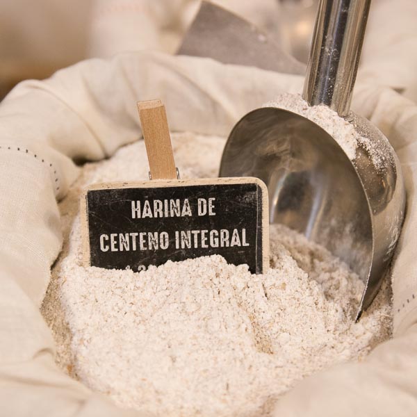 Harina de centeno integral a granel