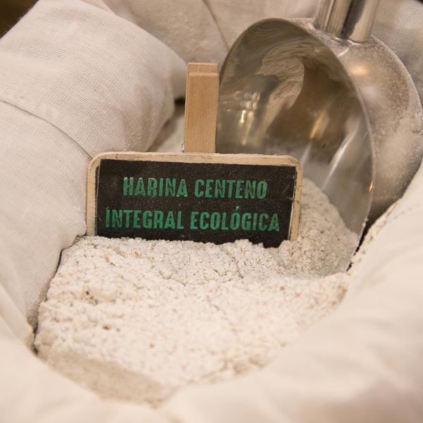 Harina de centeno integral ecologica a granel