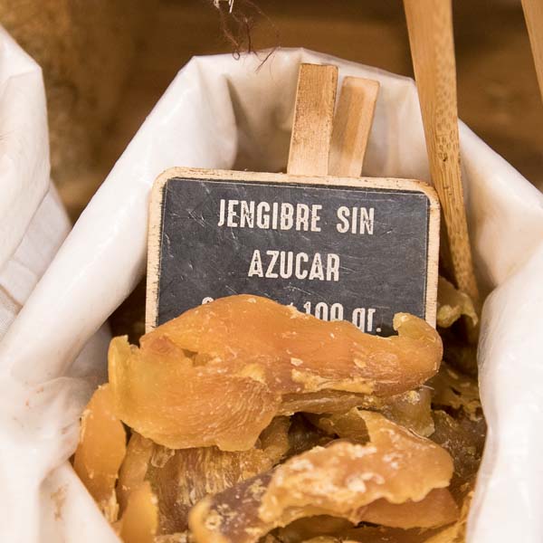 Jengibre sin azucar a granel