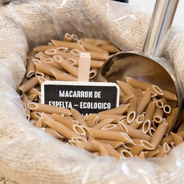 Macarron de espelta ecologico a granel