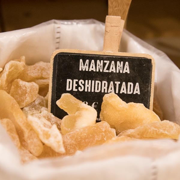 Manzana deshidratada a granel