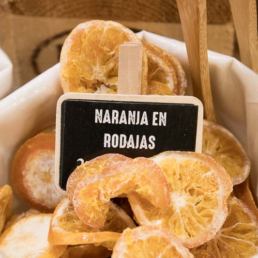 Naranja en rodajas a granel