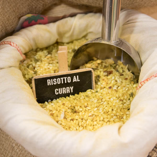 Risotto al curry a granel
