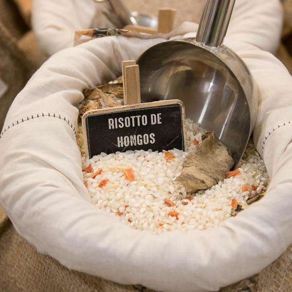 Risotto de hongos a granel