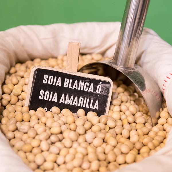Soja blanca o soja amarilla a granel