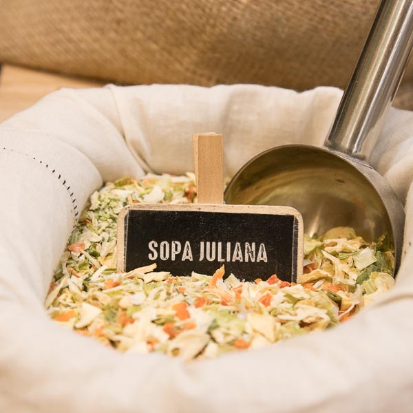 Sopa juliana a granel