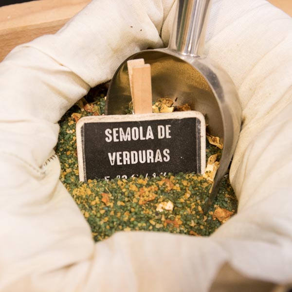 Sémola de verduras a granel