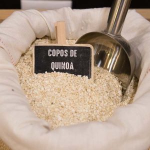Copos de quinoa a granel