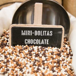 Mini bolitas de chocolate a granel